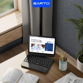 Earto iPad Mini 6 Hoes met Toetsenbord - Zwart - 360° Draaibaar met Backlit Toetsenbord en Trackpad
