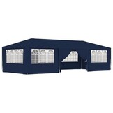 vidaXL Partytent met zijwanden professioneel 90 g/m² 4x9 m blauw