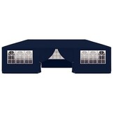 vidaXL Partytent met zijwanden professioneel 90 g/m² 4x9 m blauw