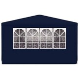 vidaXL Partytent met zijwanden professioneel 90 g/m² 4x9 m blauw