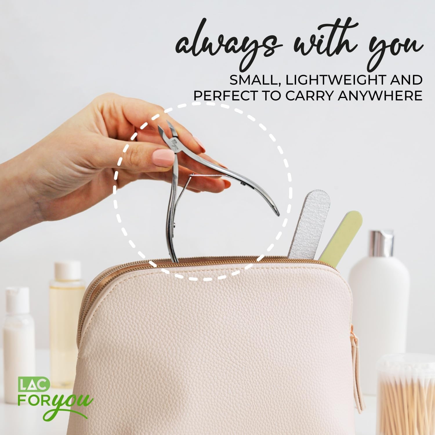 Nagelriemsnijder van staal – LAC For You: Professionele nagelriemsnijder, nagelriemsnijder