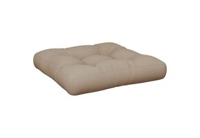 Palletkussen Taupe 58x58x10 cm - 50% Korting