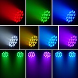 HOLDLAMP Lampen LED Podium Verlichting Podiumlicht 14 x 6W RGBW met Afstandsbediening DMX 512 met Beugel Regenboog Effect Licht voor Bar DJ Disco Verjaarda Gsfeestje Halloween Kerst Zwart - 4PCS