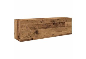 vidaXL Wandkast Badkamer Oud Hout 100cm - 34% Korting!