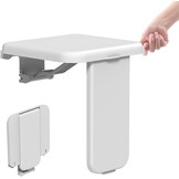 Opvouwbaar Douchezitje met Steunpoot - Wit | 30% Korting