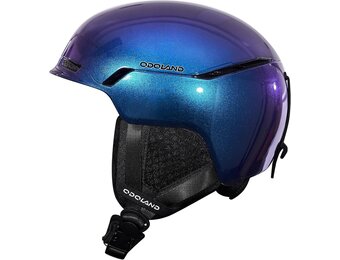 Odoland Skihelm, sneeuwbreedhelm, goed geventileerd, compatibel met skibrillen, skischaatsen, sneeuwhelm voor heren en dames en jongeren