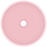 vidaXL Wastafel rond 32,5x14 cm keramiek matroze