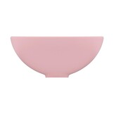 vidaXL Wastafel rond 32,5x14 cm keramiek matroze