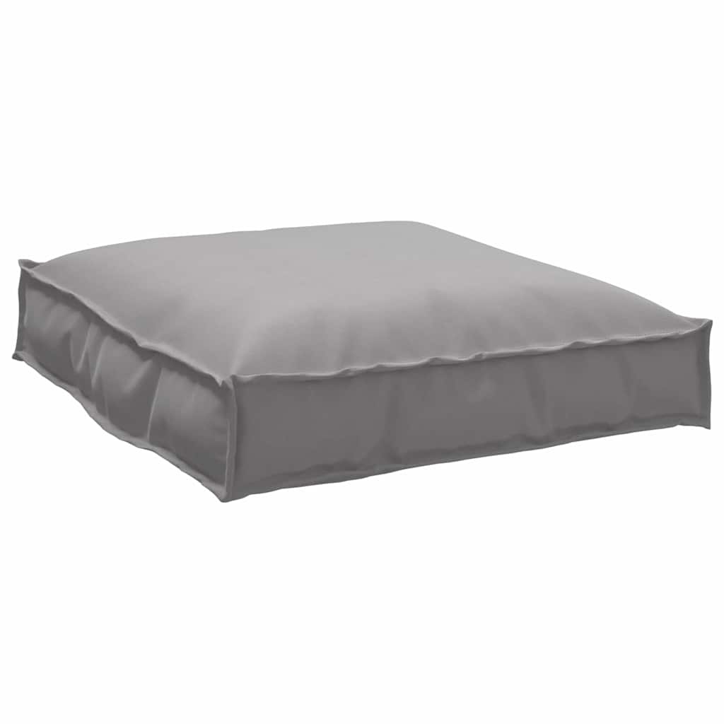 vidaXL Palletkussen voor zitting Grijs 70 x 70 x 12 cm Oxford stof