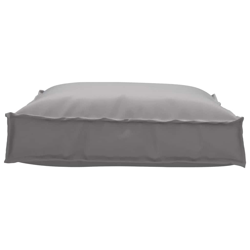 vidaXL Palletkussen voor zitting Grijs 70 x 70 x 12 cm Oxford stof
