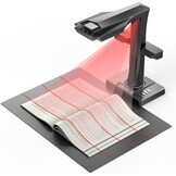 CZUR ET Max 38MP boekscanner, 410DPI documentscanner, compatibel voor Windows, macOS en Linux, ondersteuning 4k HDMI