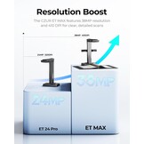 CZUR ET Max 38MP boekscanner, 410DPI documentscanner, compatibel voor Windows, macOS en Linux, ondersteuning 4k HDMI