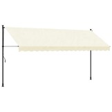 vidaXL Luifel Uittrekbaar 400x150 cm Crème (34% Korting)