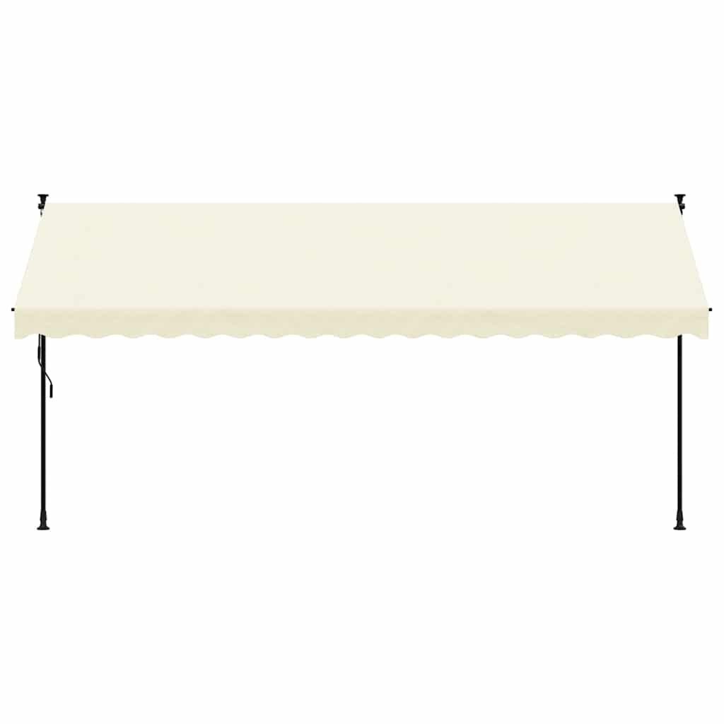 vidaXL Luifel Uittrekbaar 400x150 cm Crème (34% Korting)