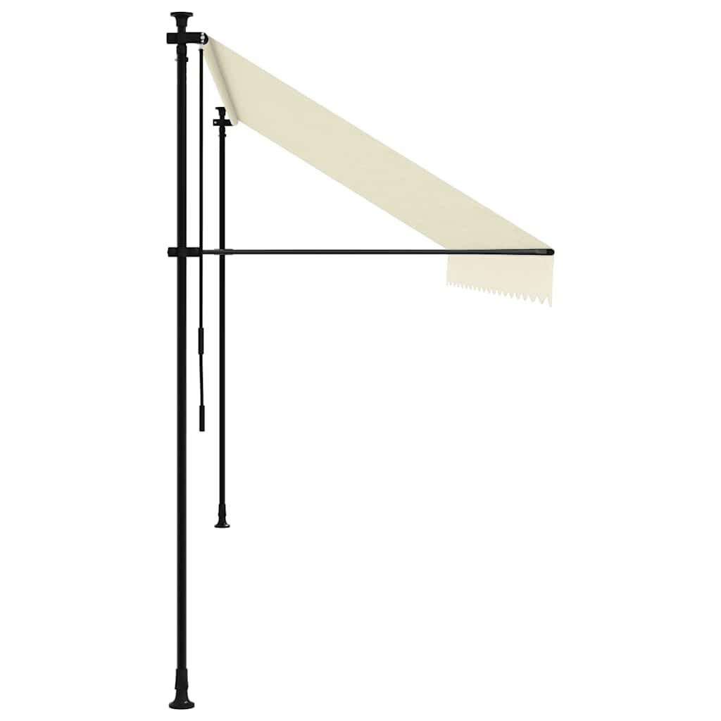 vidaXL Luifel Uittrekbaar 400x150 cm Crème (34% Korting)
