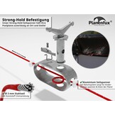 Planenfux® Poolafdekking rond 500 cm (voor Ø 460-500 cm bassins) | 2-in-1 zwembadplane van 200 g/m² PE materiaal | Zomer & winterplane zwembad | UV-resistente zonneplane afdekplane | Ø560cm ronde - Maat 560 cm (Rond)