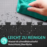 36x Fitness Bodem Puzzlematten 31x31cm Zwart & Grijs - 10mm Dikke Valbescherming