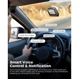 V620 Dashcam Voor en Achter 4K+1080P, WiFi GPS, Met 64GB SD-Kaart, Auto Camera Met Parking Monitor, Nachtzicht, WDR, ADAS, 170° Brede Hoek, G-Sensor, Loopopname, APP-Besturing