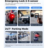 V620 Dashcam Voor en Achter 4K+1080P, WiFi GPS, Met 64GB SD-Kaart, Auto Camera Met Parking Monitor, Nachtzicht, WDR, ADAS, 170° Brede Hoek, G-Sensor, Loopopname, APP-Besturing