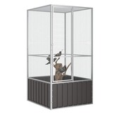 VidaXL Vogelkooi Antraciet - 35% Korting