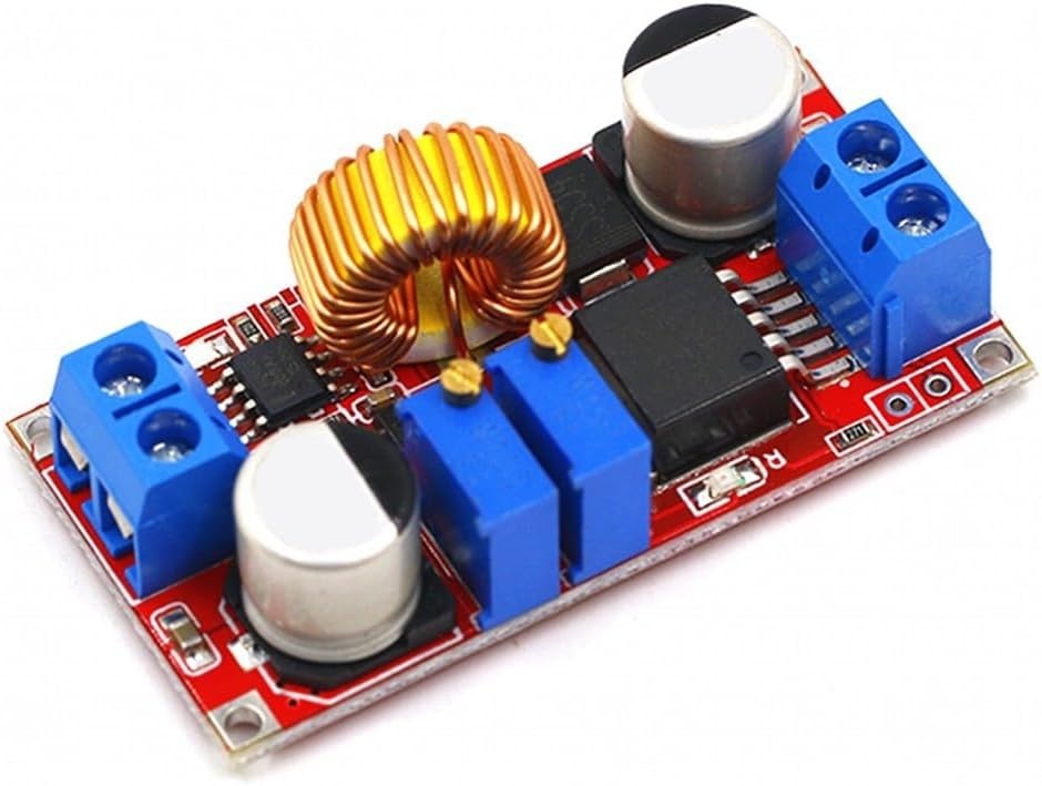 JZK XL4015 Max 5A DC verstelbare neerwaartse omvormer 4-38V naar 1,25-36V, krachtige led-constante stroom-drivermodule, step-down-voedingsmodule, spanningsregelaarmodule XL4015E1, 2 stuks