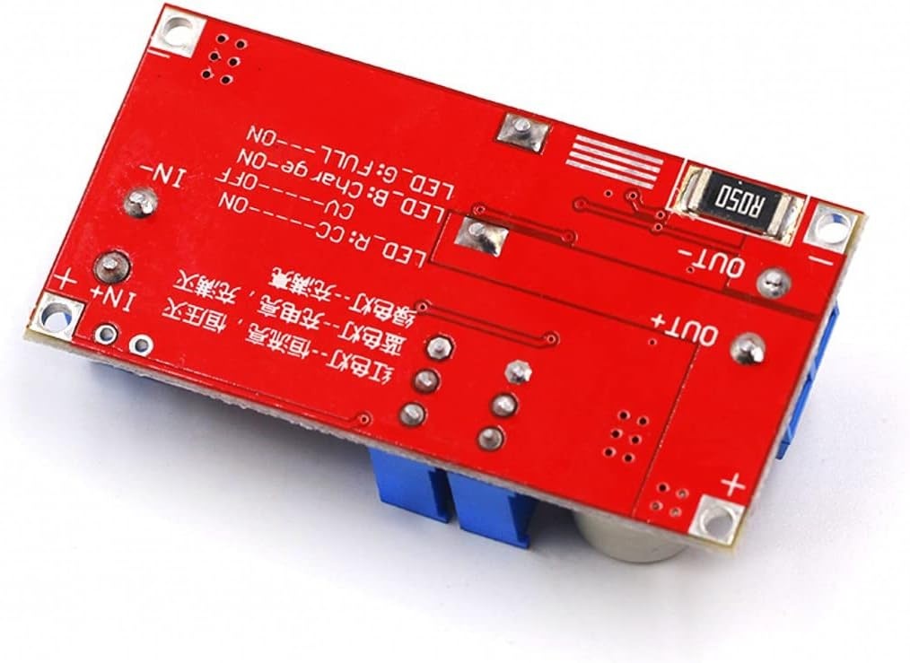 JZK XL4015 Max 5A DC verstelbare neerwaartse omvormer 4-38V naar 1,25-36V, krachtige led-constante stroom-drivermodule, step-down-voedingsmodule, spanningsregelaarmodule XL4015E1, 2 stuks