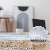Vamcheer Hedendaagse woonkamertapijt, grijs, 240 x 340, wollig, wasbaar, antislip, superzacht, abstractie, groot voor werkkamer, kantoor