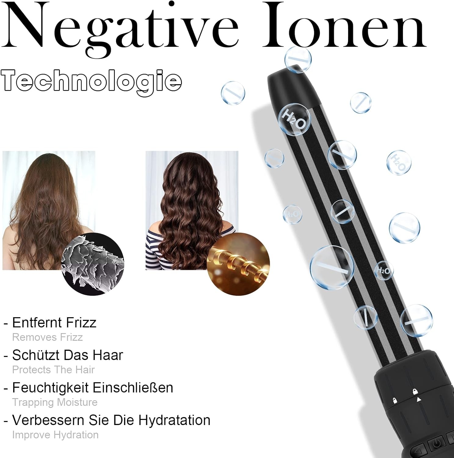 Krultang Set 7-in-1: 34% Korting! LCD, 14 Temp.