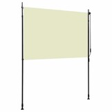 VidaXL Rolgordijn Buiten Crème 200x270cm - 34% Korting!