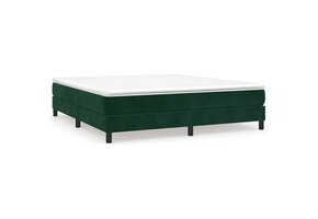 VidaXL Fluweel Bedframe Donkergroen 160x200 cm - 34% Korting!