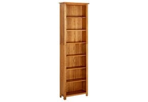 vidaXL Boekenkast Massief Eikenhout 7 Schappen - 60% Korting!