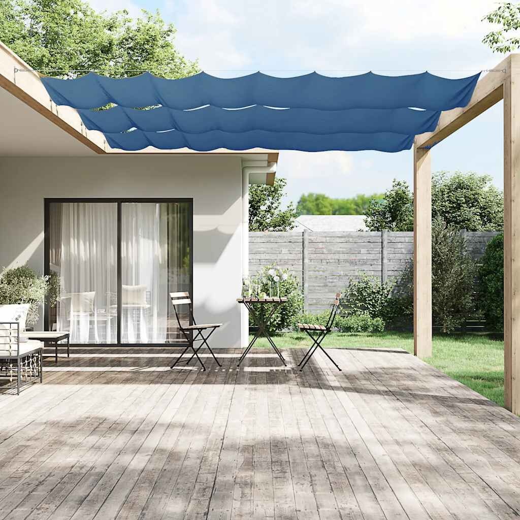 vidaXL Luifel verticaal 100x800 cm oxford stof blauw