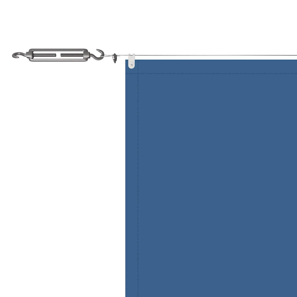 vidaXL Luifel verticaal 100x800 cm oxford stof blauw