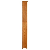 vidaXL Boekenkast met 7 schappen 60x22x200 cm massief eikenhout