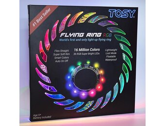 Vliegende Ring met 16 Miljoen Kleuren & LED - 33% Korting