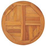 Tafelblad Massief Teakhout Rond 80cm - 34% Korting!