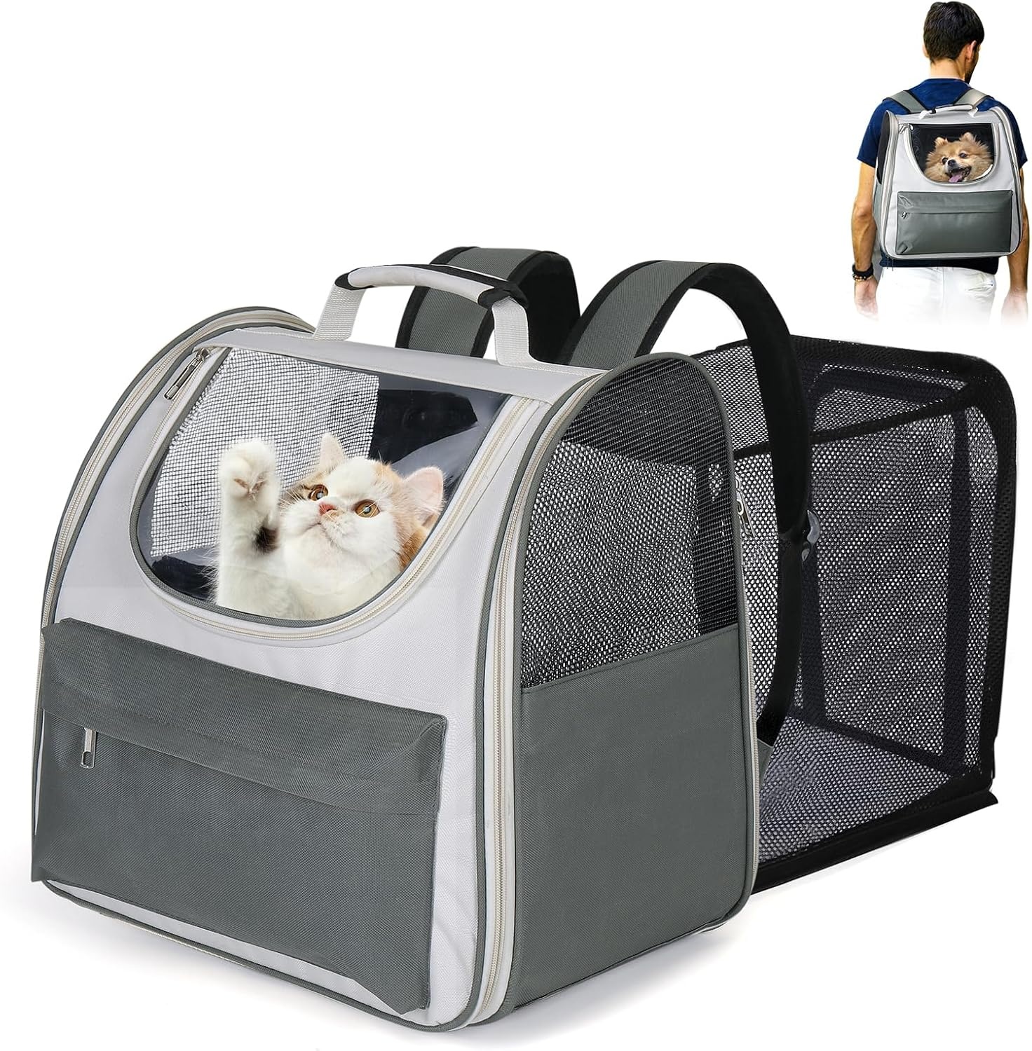 Uitbreidbare Rugzak voor Katten & Kleine Honden (33% Korting)