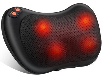 Shiatsu Massagekussen Nek, Rug, Schouder - Met Warmte - 34% Korting