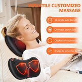 Shiatsu Massagekussen Nek, Rug, Schouder - Met Warmte - 34% Korting