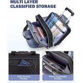 Geretourneerde Rollende Laptoptas 17,3" Zwart 53% Korting