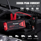 Krachtige Starthulp Powerbank 3000A voor 12V Auto's (Nu 34% Korting!)