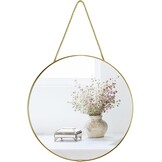 Ronde Wandspiegel Goud 30 cm | 32% Korting!
