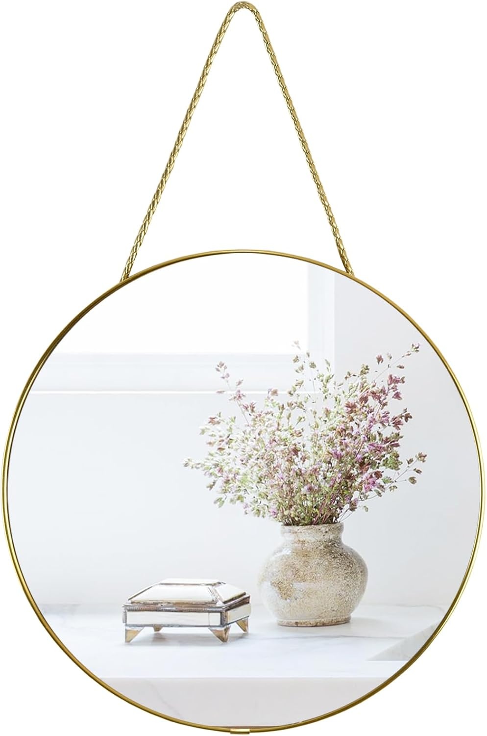Ronde Wandspiegel Goud 30 cm | 32% Korting!