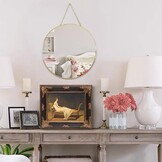 Ronde Wandspiegel Goud 30 cm | 32% Korting!