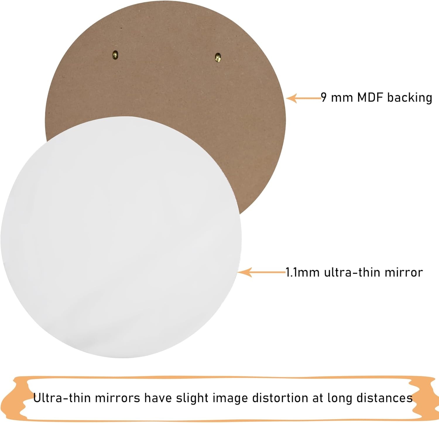 Ronde Wandspiegel Goud 30 cm | 32% Korting!
