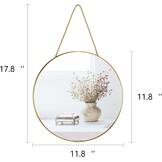 Ronde Wandspiegel Goud 30 cm | 32% Korting!