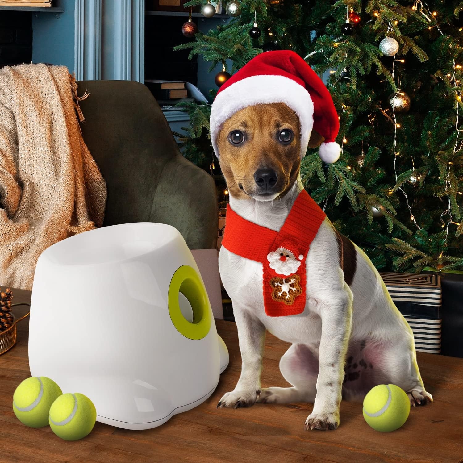 Automatische Hond Balwerper - Interactief Speelgoed met 3 Mini Ballen (34% Korting)
