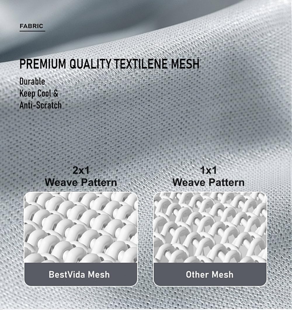 Verhoogd Hondenbed Grijs - Koel & Ademend - M (109x76x20cm)