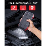 Krachtige 12V Jump Starter & Powerbank - 6000A Startstroom (29% Korting)
