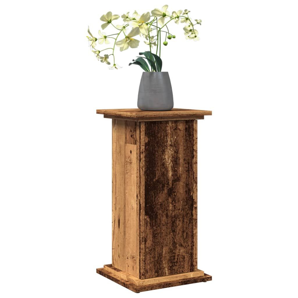Retro Houten Sokkel met Opbergruimte (31x30x60 cm) - 33% Korting